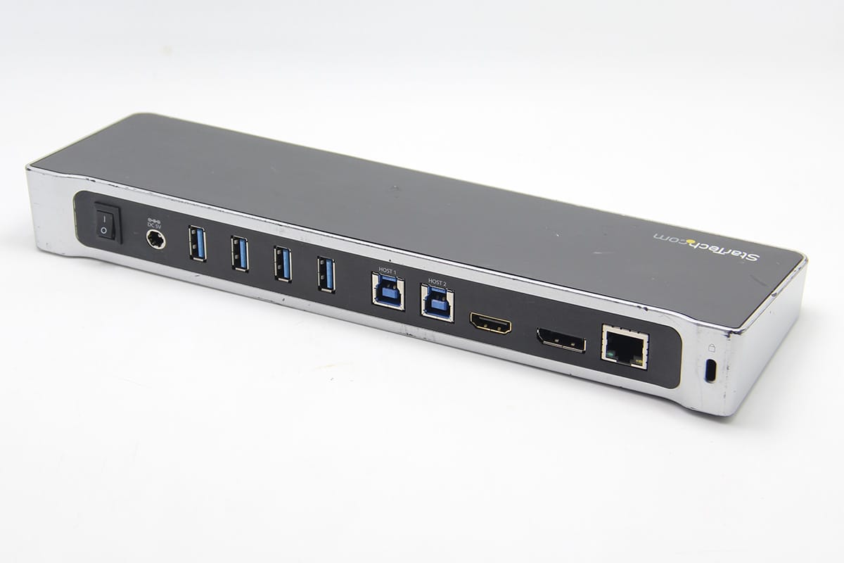 原装USB3.0 Docking 扩展坞Mac windows虫洞传输KVM 外接多屏 5个USB3.0 千兆网卡Station for Two Laptops 原装USB3.0 Docking 扩展坞Mac windows虫洞传输KVM 外接多屏 5个USB3.0 千兆网卡Station for Two Laptops