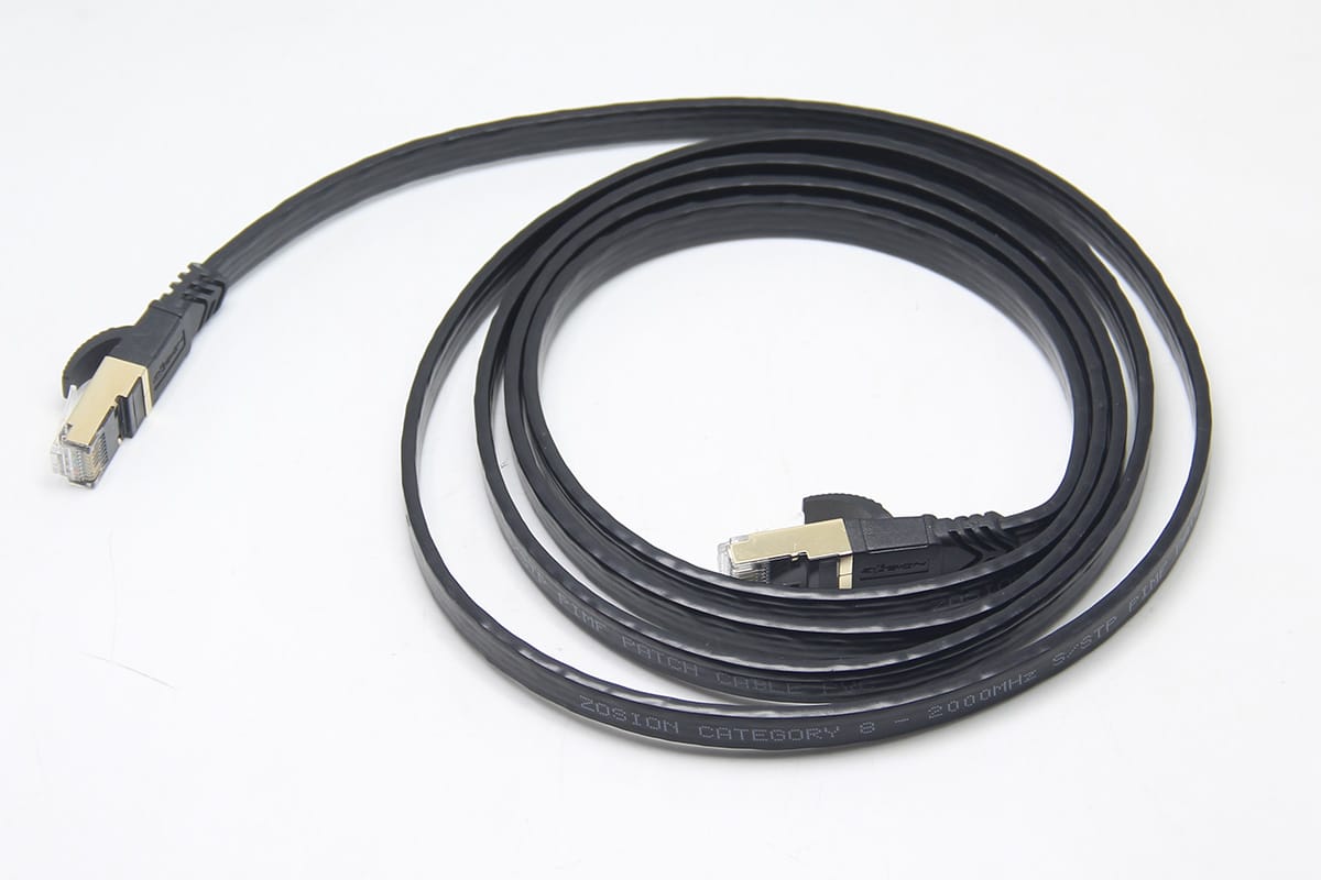 原装Zosion 8类多层屏蔽网线RJ45网络跳线CAT8 2000Mhz高速40G网络传输线