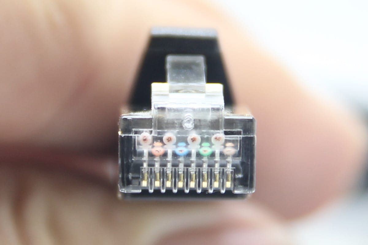 原装Zosion 8类多层屏蔽网线RJ45网络跳线CAT8 2000Mhz高速40G网络传输线