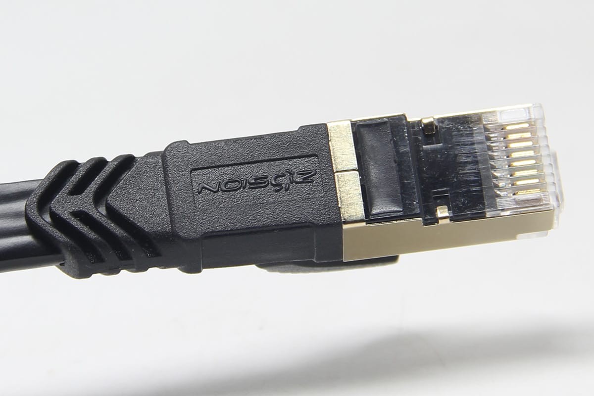 原装Zosion 8类多层屏蔽网线RJ45网络跳线CAT8 2000Mhz高速40G网络传输线