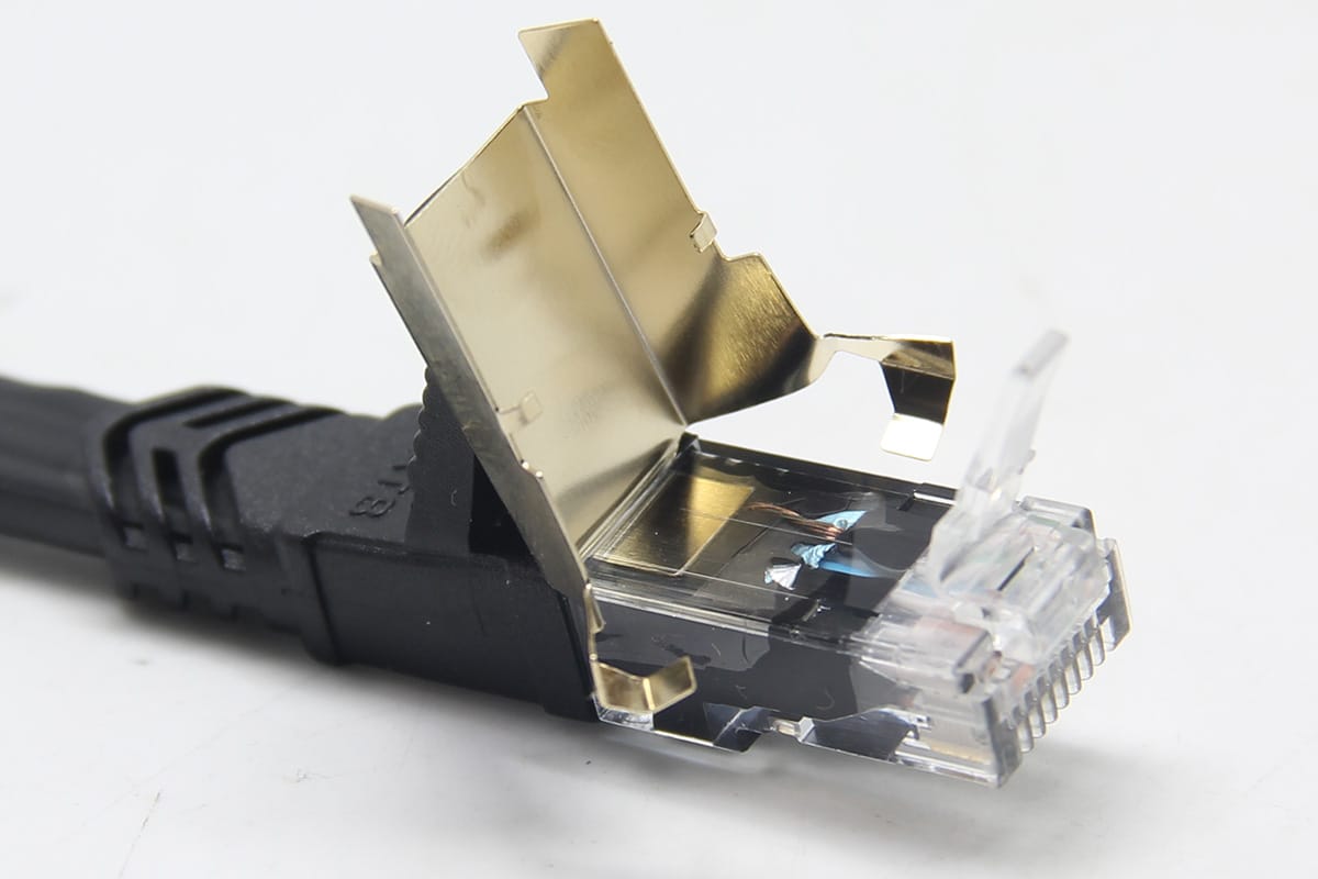 原装Zosion 8类多层屏蔽网线RJ45网络跳线CAT8 2000Mhz高速40G网络传输线