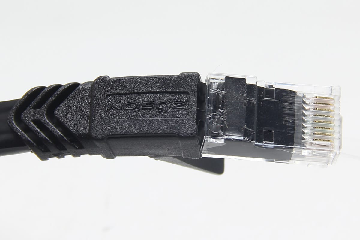 原装Zosion 8类多层屏蔽网线RJ45网络跳线CAT8 2000Mhz高速40G网络传输线