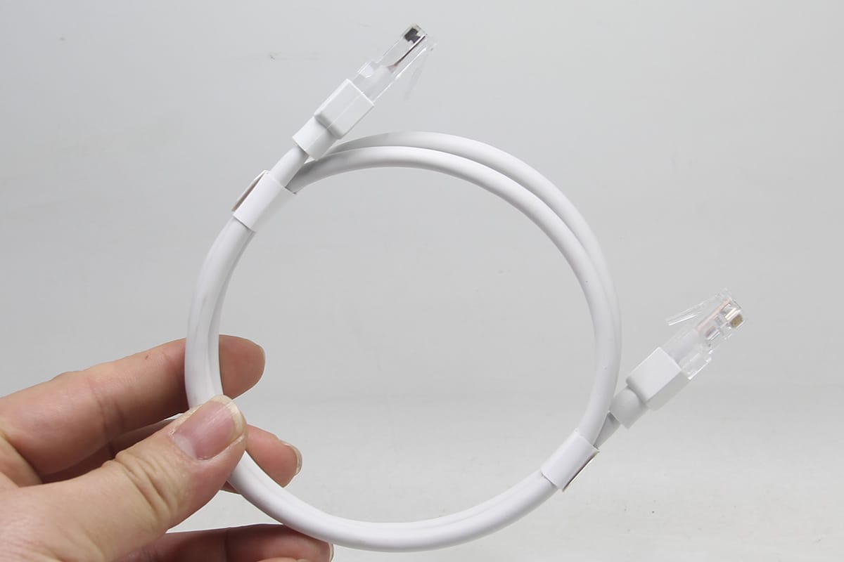 富士康出品超柔软白色千兆RJ45网线成品机制线高速宽带路由器交换机连接线