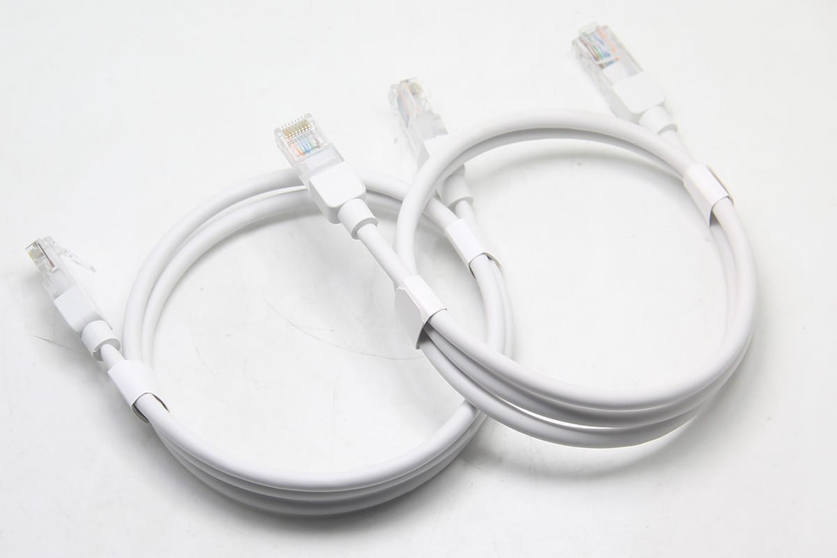 富士康出品超柔软白色千兆RJ45网线成品机制线高速宽带路由器交换机连接线