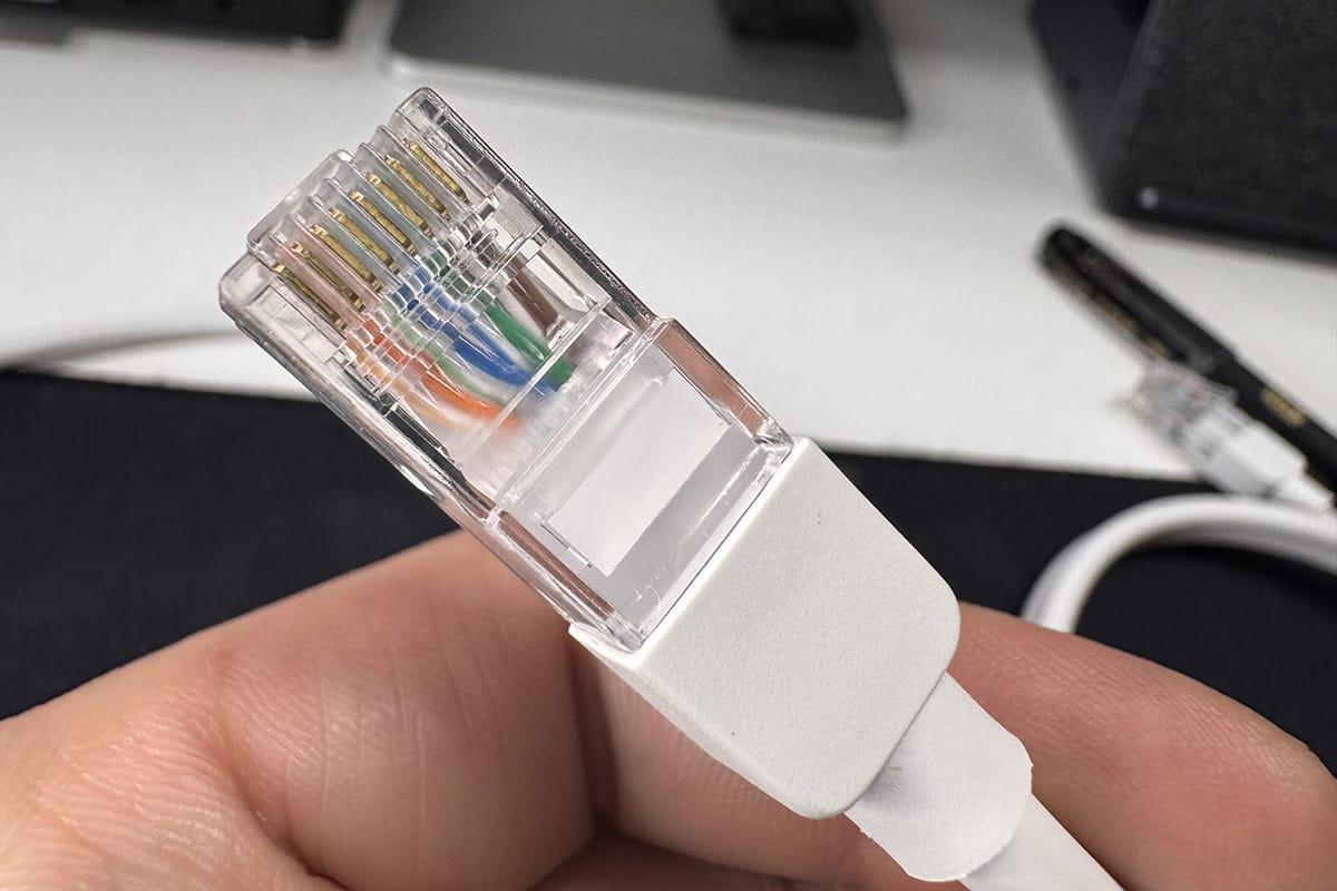 富士康出品超柔软白色千兆RJ45网线成品机制线高速宽带路由器交换机连接线