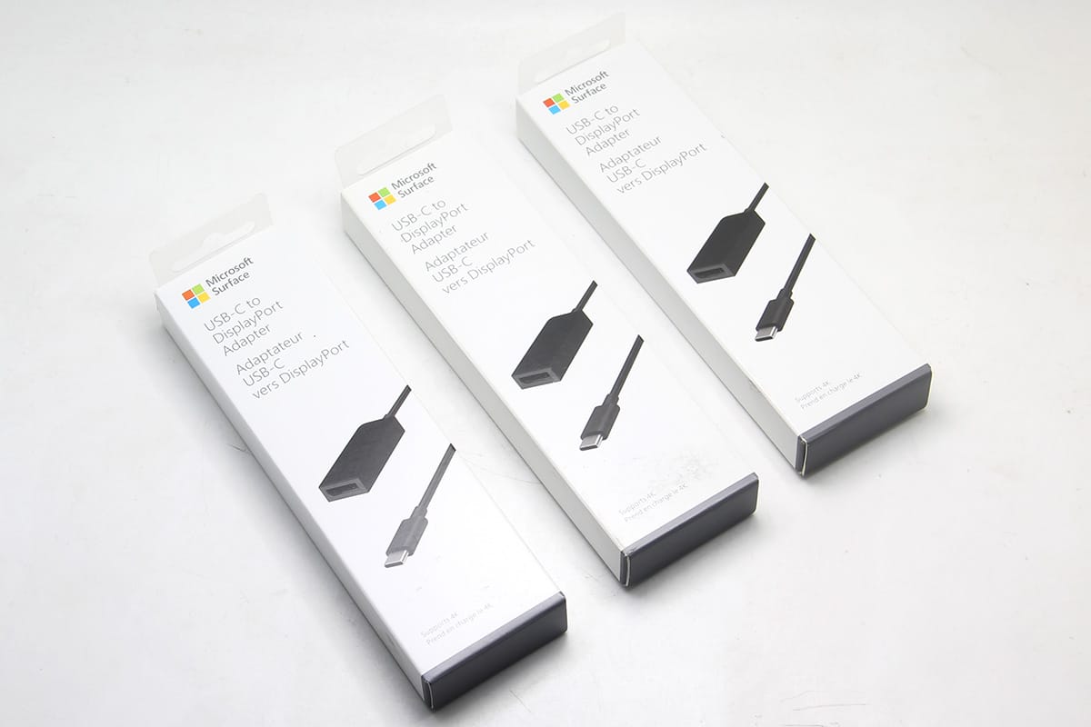 微软surface USB-C转DP雷电34全功能C手机平板外接DP显示器4k高刷 1859
