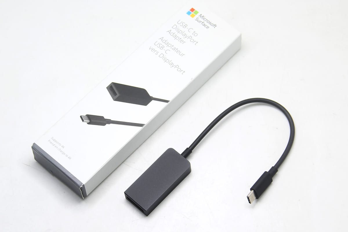 微软surface USB-C转DP雷电34全功能C手机平板外接DP显示器4k高刷 1859