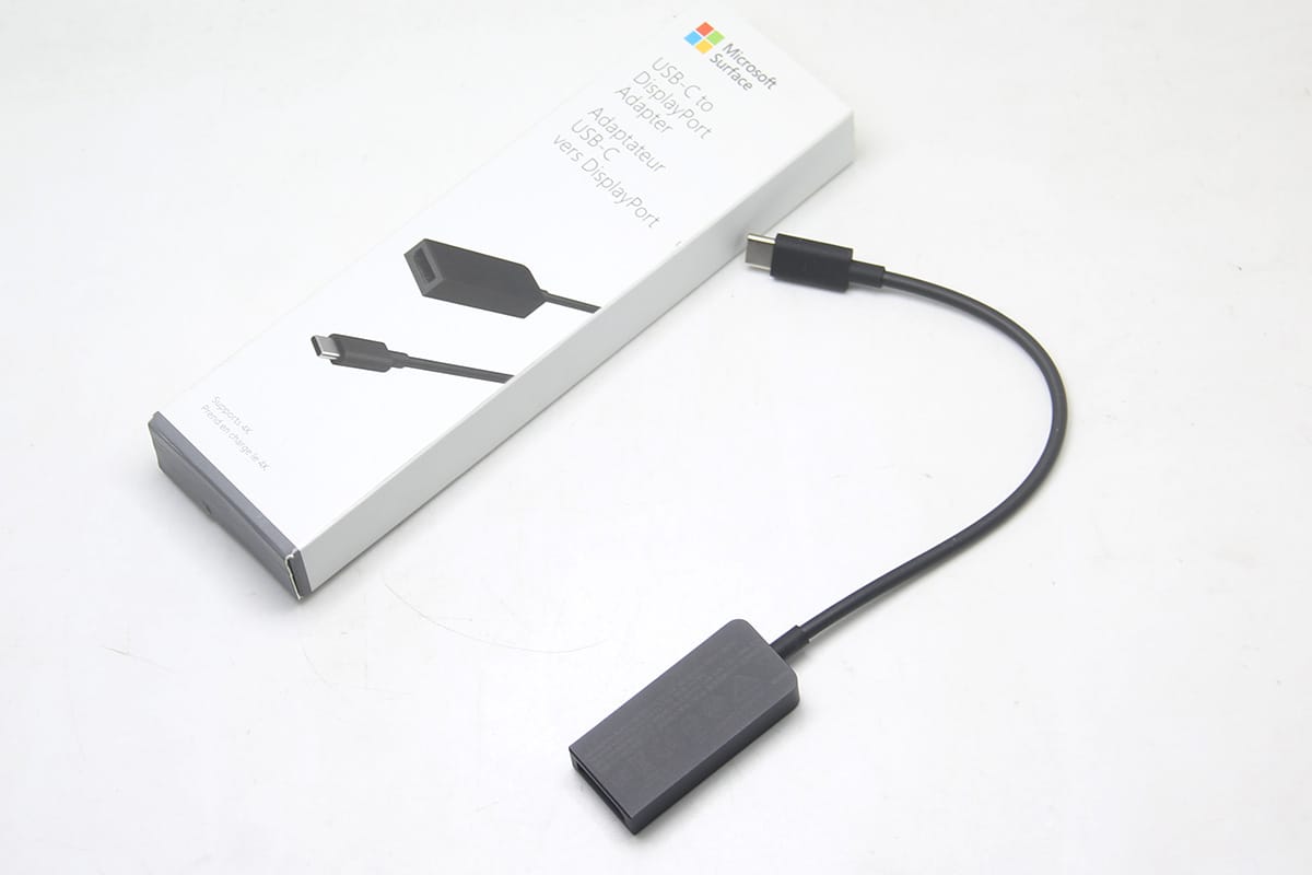 微软surface USB-C转DP雷电34全功能C手机平板外接DP显示器4k高刷 1859