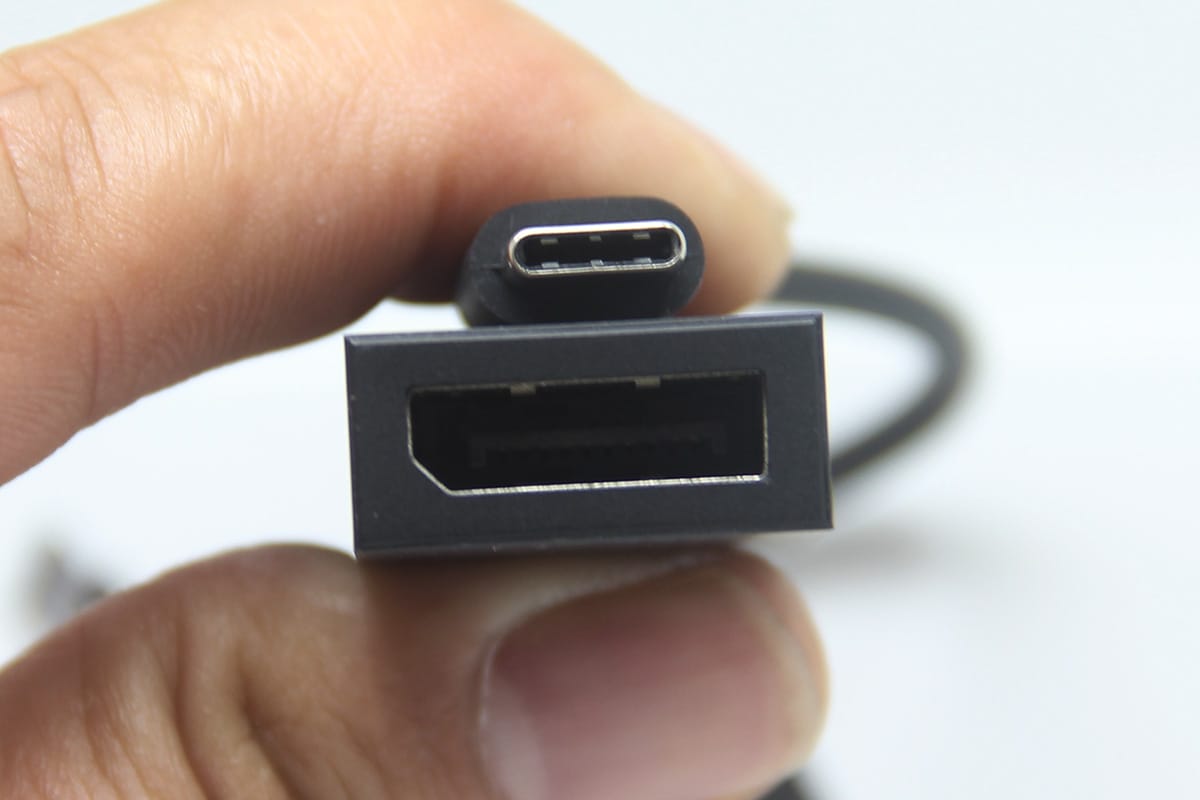 微软surface USB-C转DP雷电34全功能C手机平板外接DP显示器4k高刷 1859