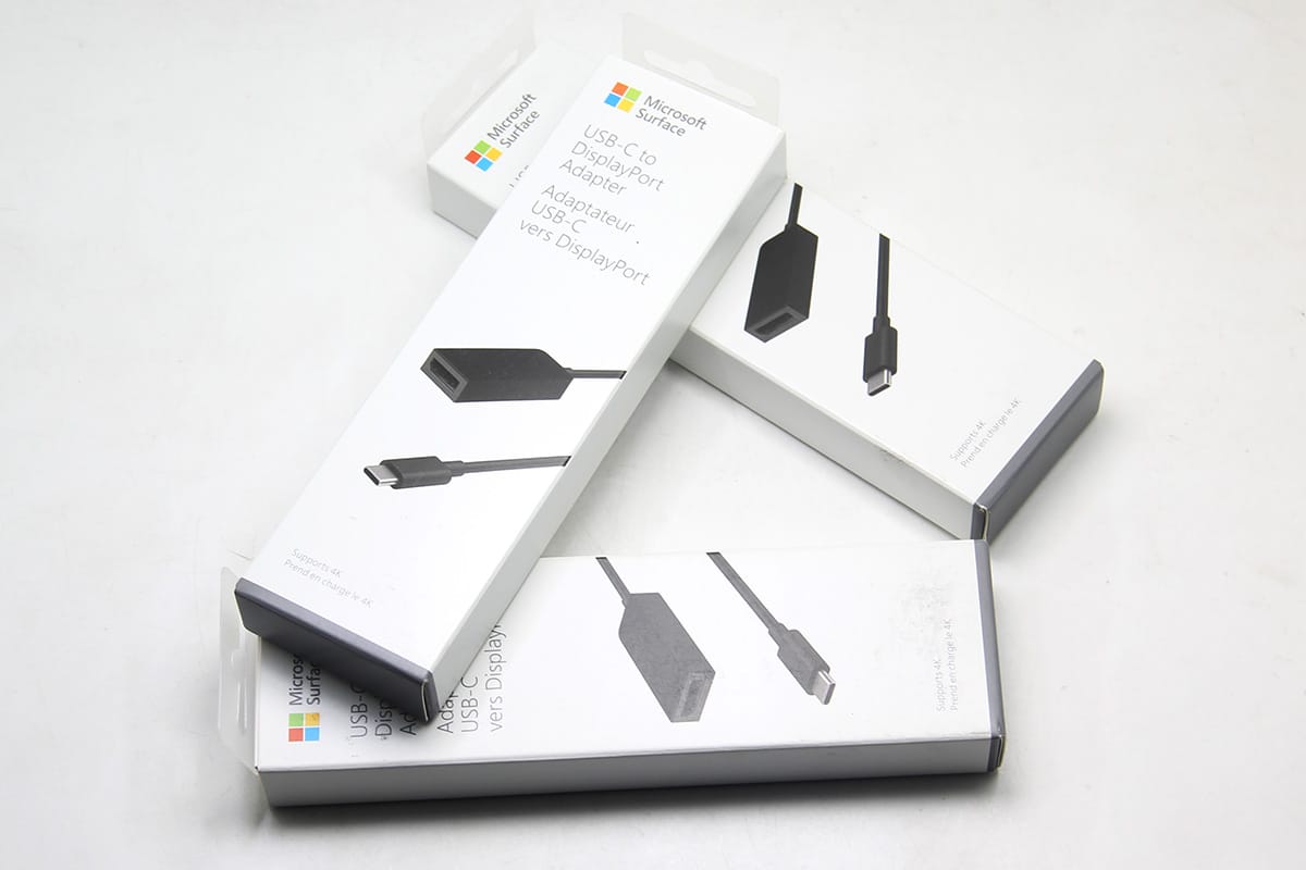 微软surface USB-C转DP雷电34全功能C手机平板外接DP显示器4k高刷 1859