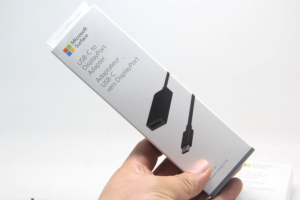 微软surface USB-C转DP雷电34全功能C手机平板外接DP显示器4k高刷 1859