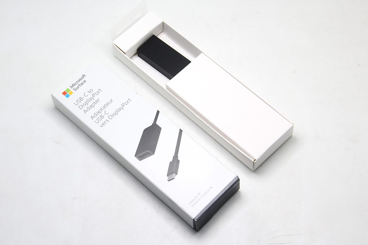 微软surface USB-C转DP雷电34全功能C手机平板外接DP显示器4k高刷 1859