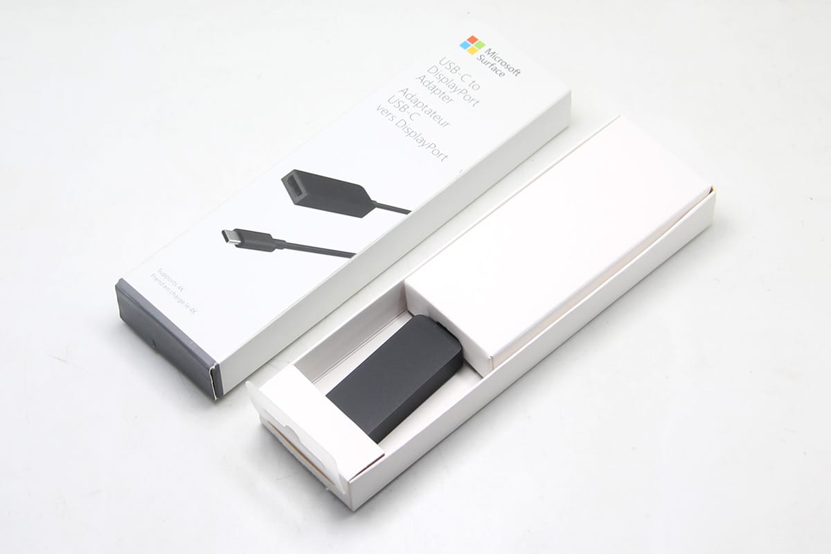 微软surface USB-C转DP雷电34全功能C手机平板外接DP显示器4k高刷 1859