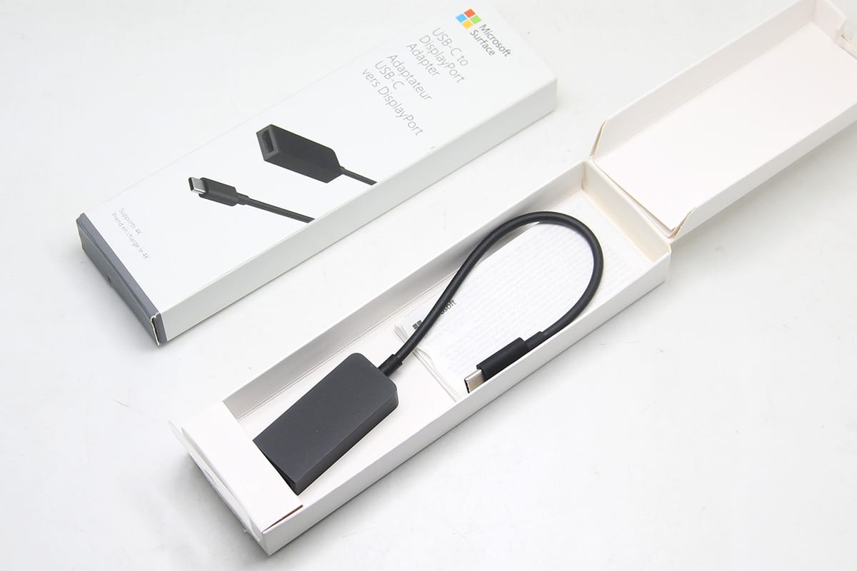 微软surface USB-C转DP雷电34全功能C手机平板外接DP显示器4k高刷 1859