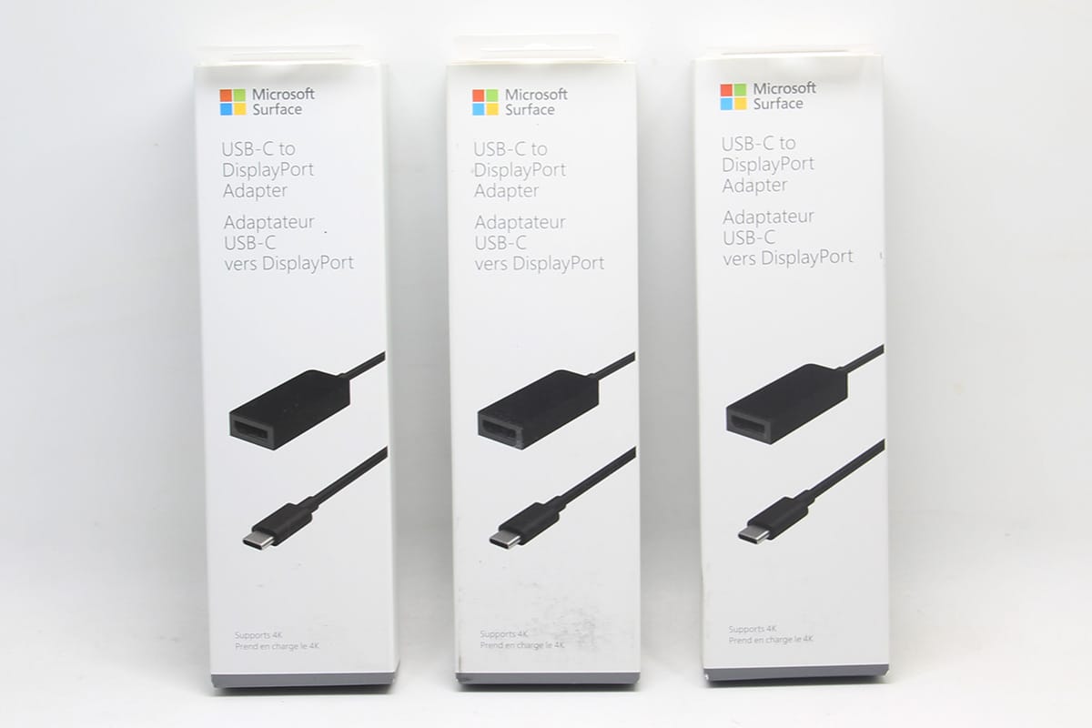 微软surface USB-C转DP雷电34全功能C手机平板外接DP显示器4k高刷 1859