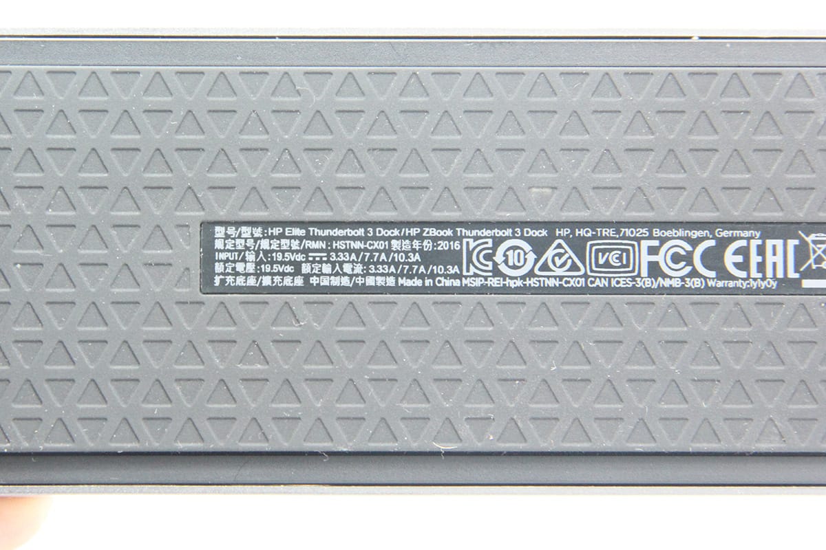 惠普 thunderbolt 3 dock hstnn-cx01雷电3扩展坞 使用在Mac上的教程