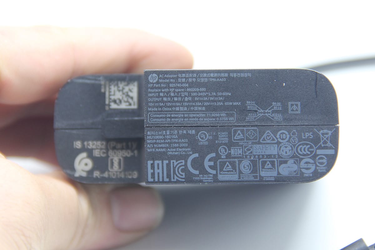 惠普多电压65瓦USB-C旅行TYPE-C电源充电适配器PD3.0 5V 3A/9V 3A/10V 5A/12V 5A/15V 4.33A/20V 3.25A 惠普多电压65瓦USB-C旅行TYPE-C电源充电适配器PD3.0 5V 3A/9V 3A/10V 5A/12V 5A/15V 4.33A/20V 3.25A