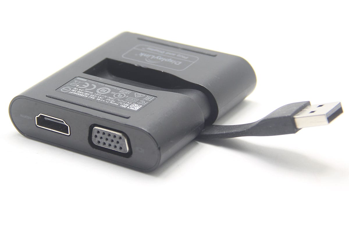 戴尔DA100 USB3.0转HDMI/VGA 千兆网卡 DA100 V4X3P 适配转换器扩展坞