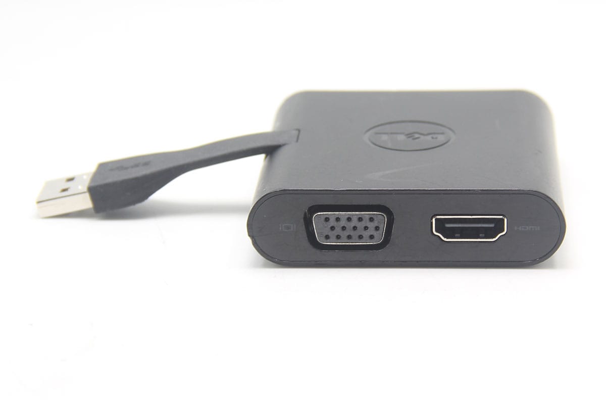 戴尔DA100 USB3.0转HDMI/VGA 千兆网卡 DA100 V4X3P 适配转换器扩展坞