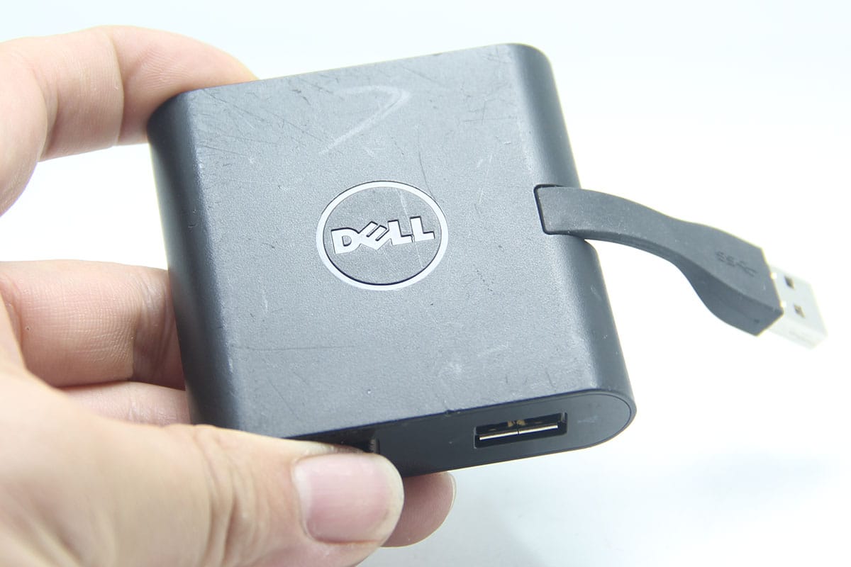 戴尔DA100 USB3.0转HDMI/VGA 千兆网卡 DA100 V4X3P 适配转换器扩展坞