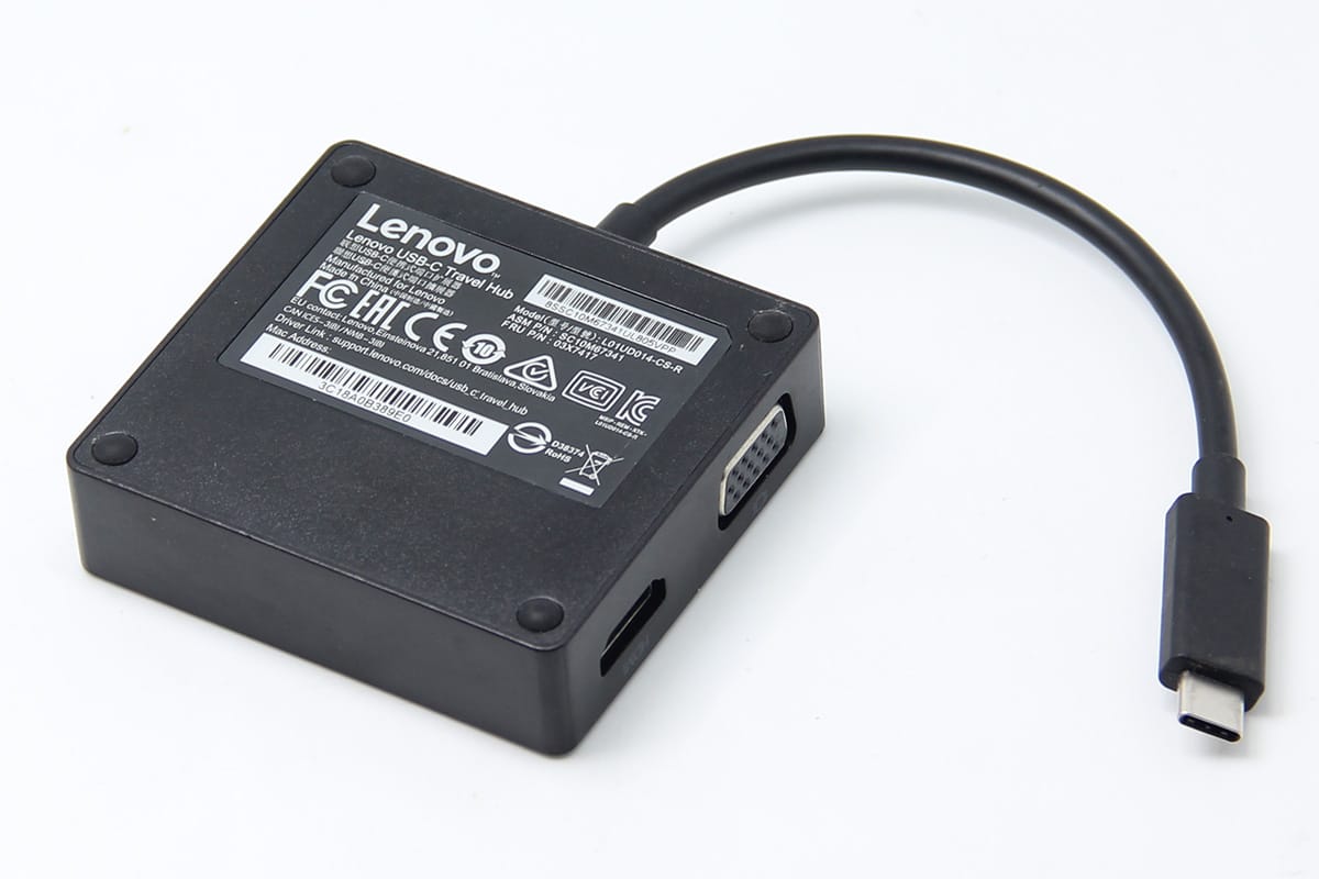 联想USB-C便携式端口扩展器travel hub 4X90M60793 USB转HDMI网口 联想USB-C便携式端口扩展器travel hub 4X90M60793 USB转HDMI网口