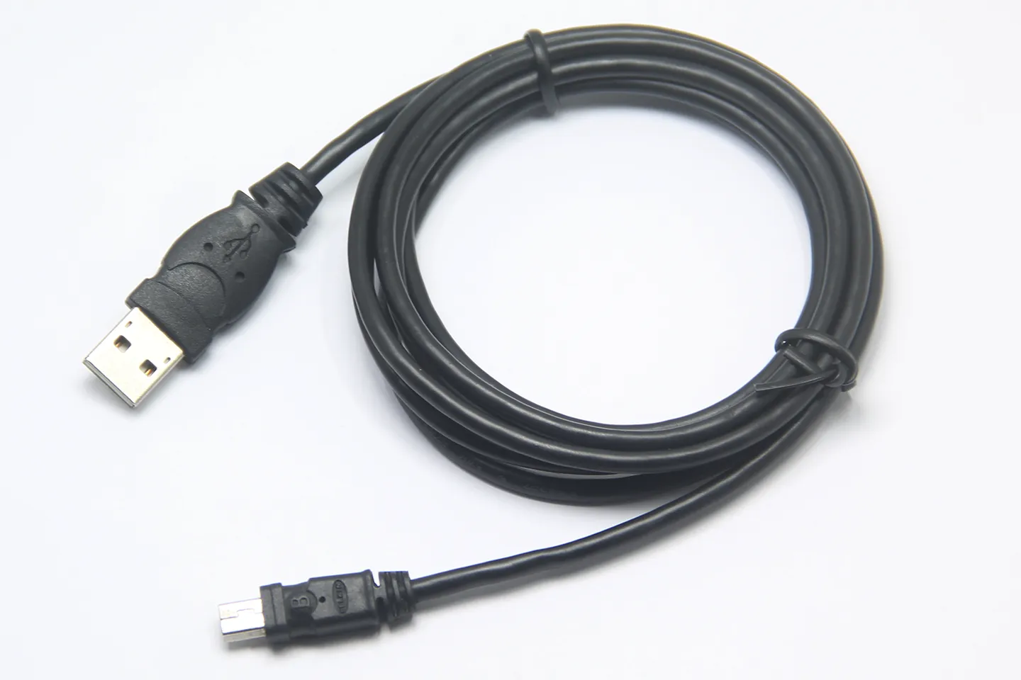 贝尔金1.8米 通用T口线 5pin Mini USB-B充电数据线行车记录仪相机MP3老年机充电线