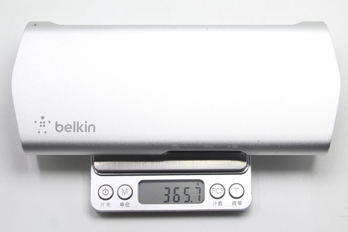 贝尔金belkin Express Dock HD F4U093 全功能C扩展坞PD 60瓦供电扩USB3.0 HDMI 耳机3.5mm 千兆网卡