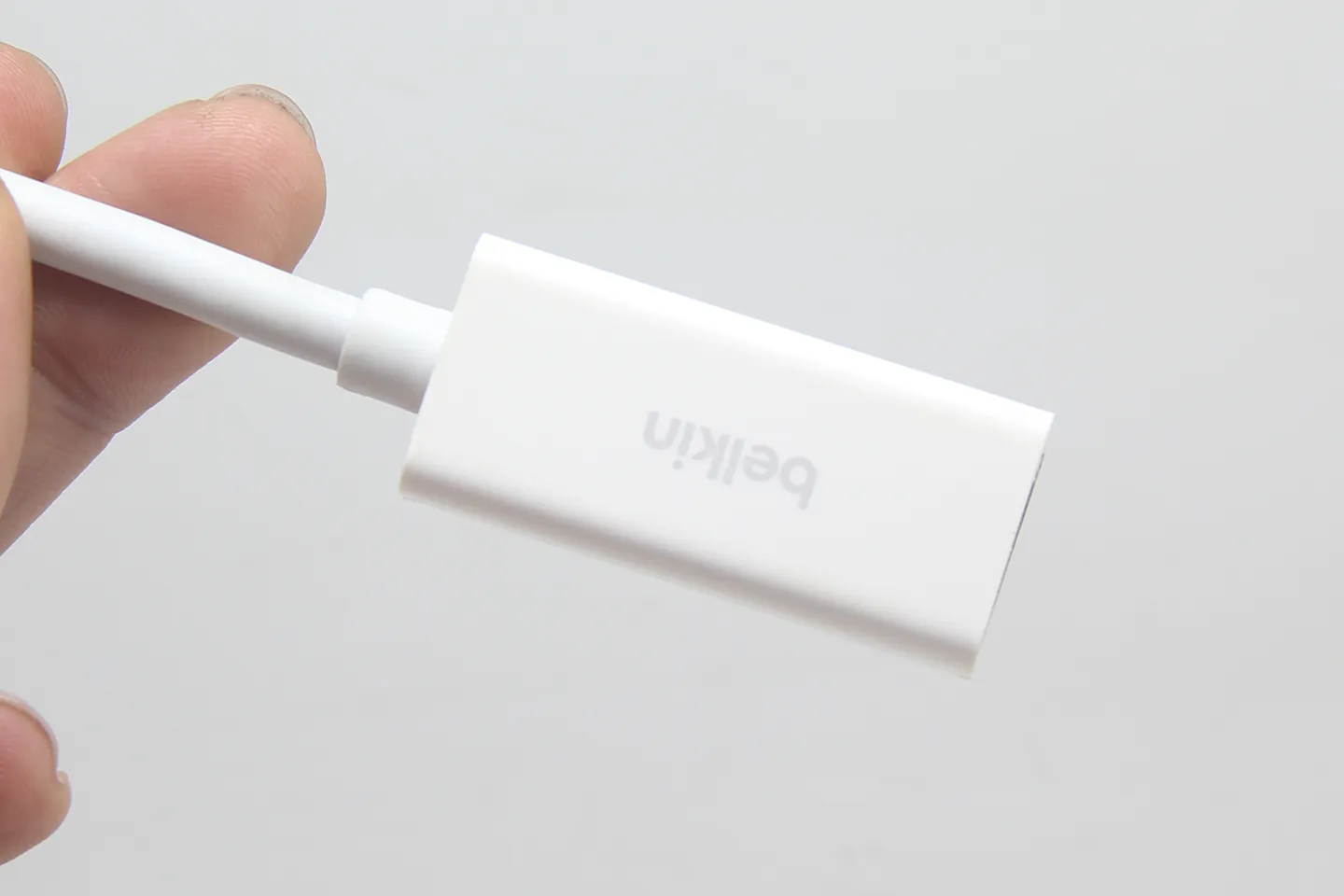 贝尔金苹果mac电脑 迷你DP转HDMI adapter高清线 4k 转接线 Belkin 4K Mini DisplayPort to HDMI Adapter 转换器