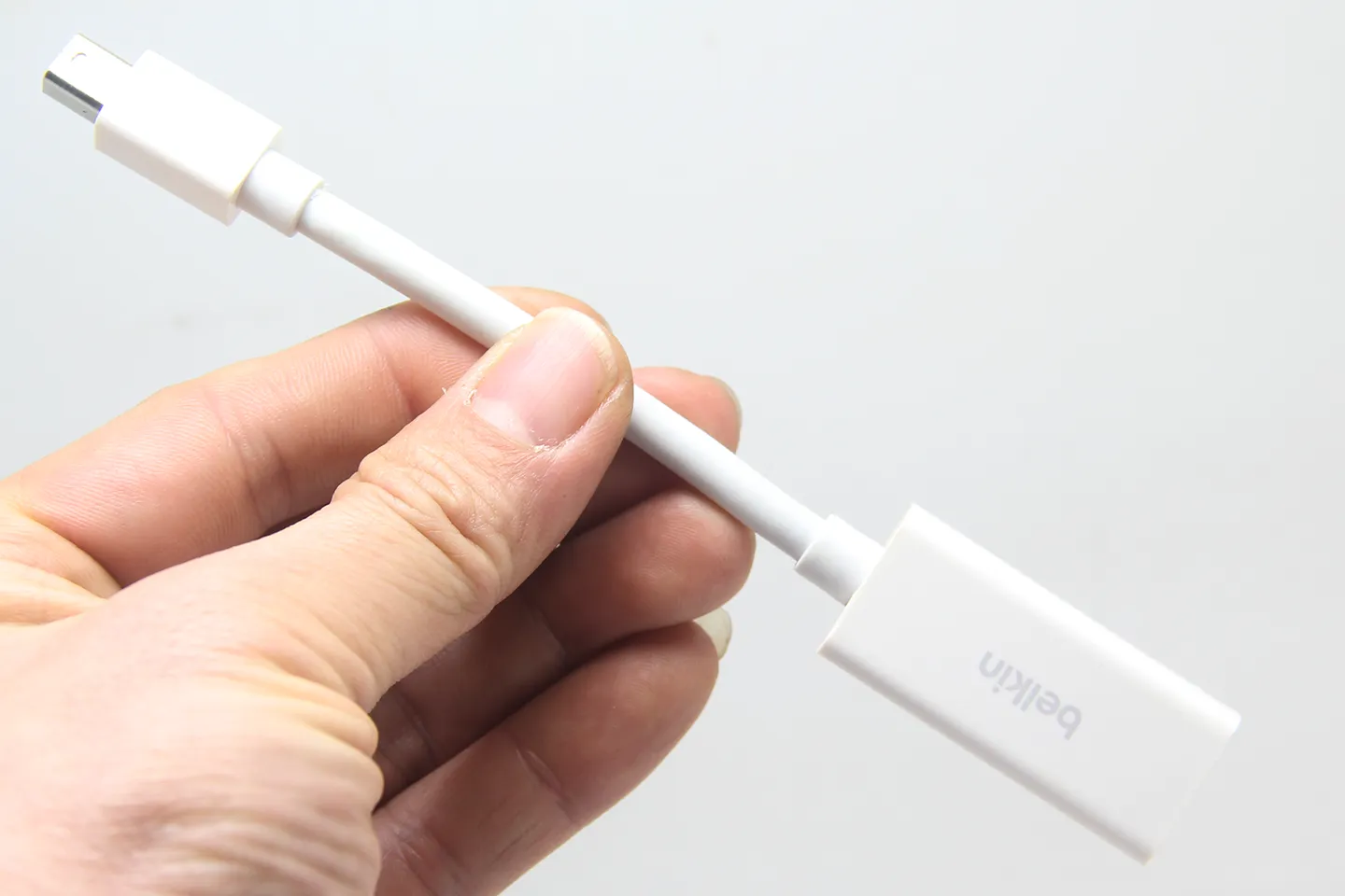 贝尔金苹果mac电脑 迷你DP转HDMI adapter高清线 4k 转接线 Belkin 4K Mini DisplayPort to HDMI Adapter 转换器