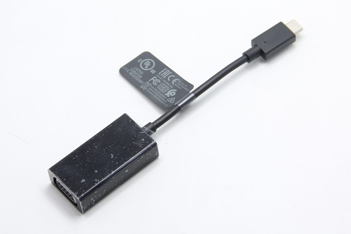 HP USB-C to VGA Adapter N9K76AA 原装HP USB-C转VGA type-c雷电3转VGA手机笔记本外接投影仪显示器
