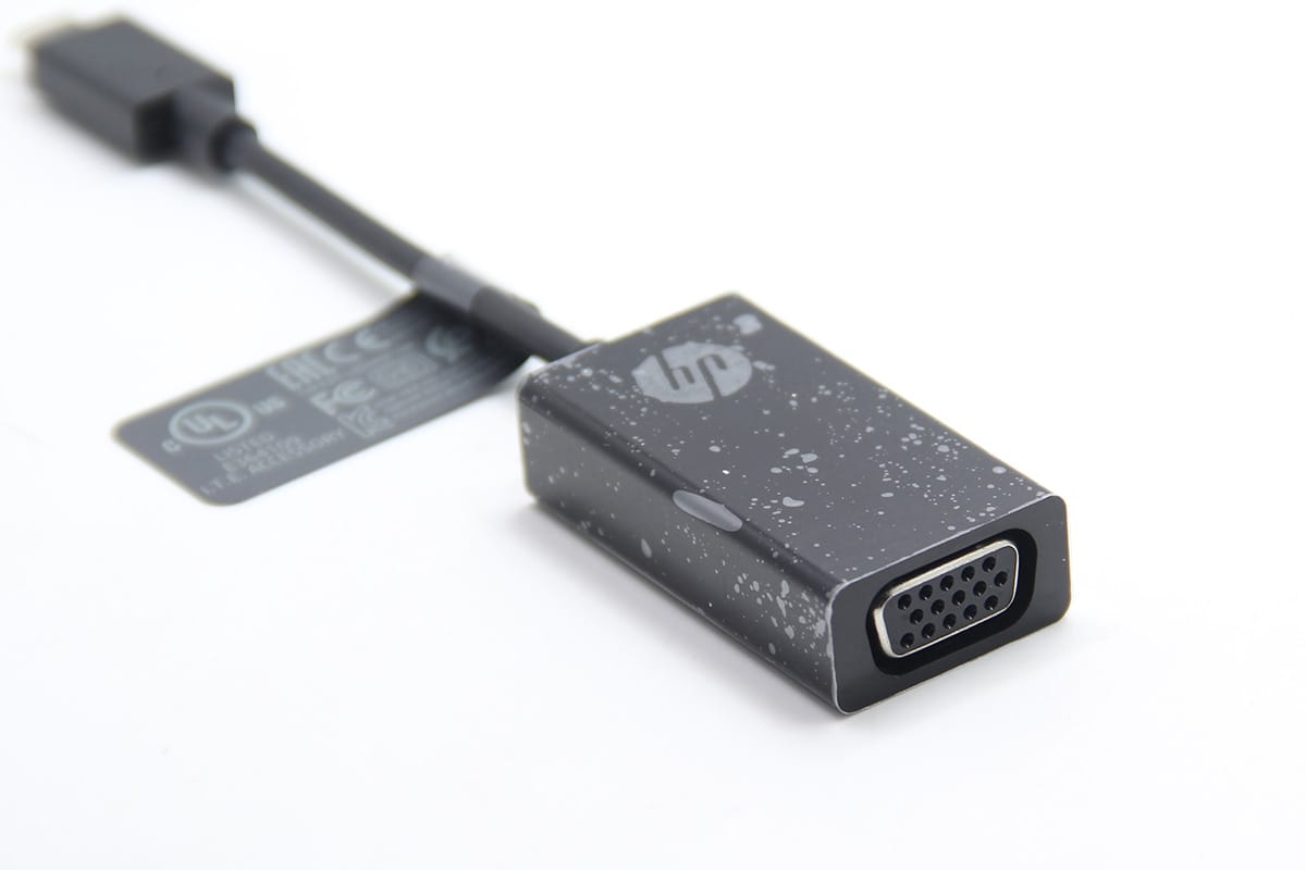 HP USB-C to VGA Adapter N9K76AA 原装HP USB-C转VGA type-c雷电3转VGA手机笔记本外接投影仪显示器