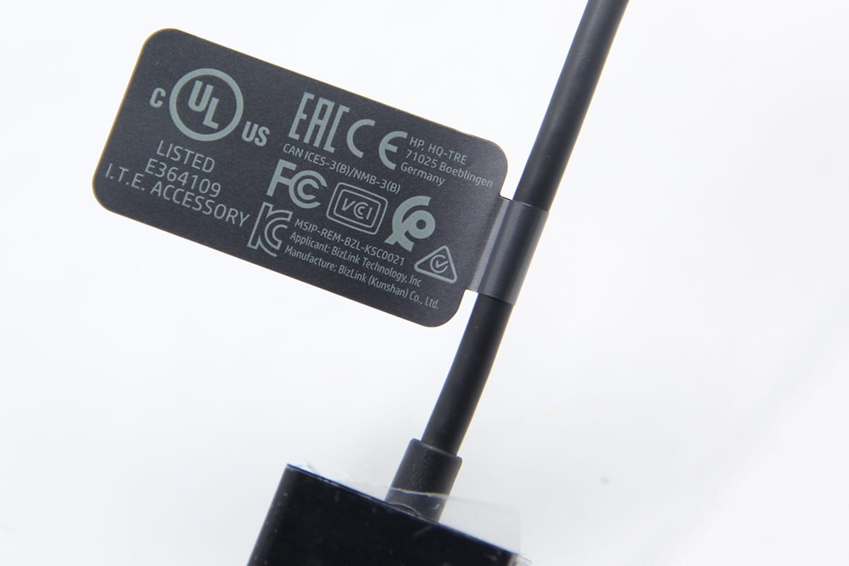 HP USB-C to VGA Adapter N9K76AA 原装HP USB-C转VGA type-c雷电3转VGA手机笔记本外接投影仪显示器