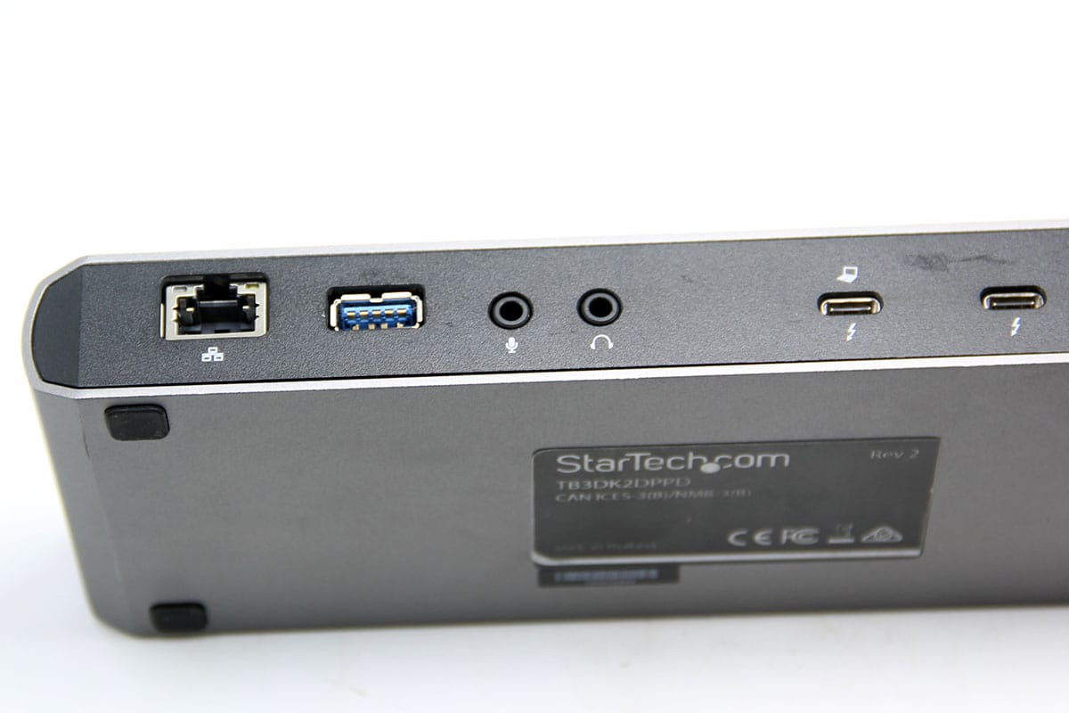 Mac 和 Windows® | USB-C 转 DP 电缆 | 双4k 60hz雷电3 85瓦PD扩展坞USB3.0 千兆网卡 声卡 TB3DK2DPPD