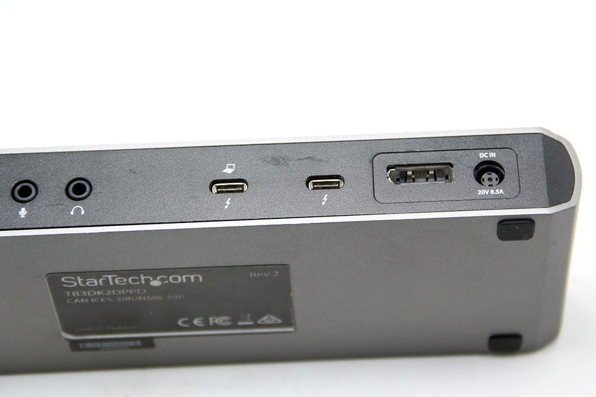 Mac 和 Windows® | USB-C 转 DP 电缆 | 双4k 60hz雷电3 85瓦PD扩展坞USB3.0 千兆网卡 声卡 TB3DK2DPPD