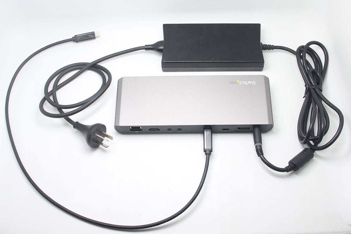 Mac 和 Windows® | USB-C 转 DP 电缆 | 双4k 60hz雷电3 85瓦PD扩展坞USB3.0 千兆网卡 声卡 TB3DK2DPPD