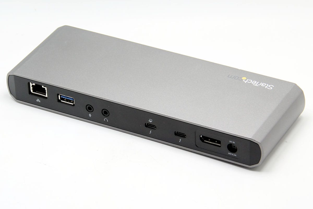 Mac 和 Windows® | USB-C 转 DP 电缆 | 双4k 60hz雷电3 85瓦PD扩展坞USB3.0 千兆网卡 声卡 TB3DK2DPPD