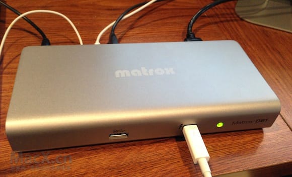 Matrox DS1 Thunderbolt扩展基座 雷电2转USB3.0 HDMI Mac book