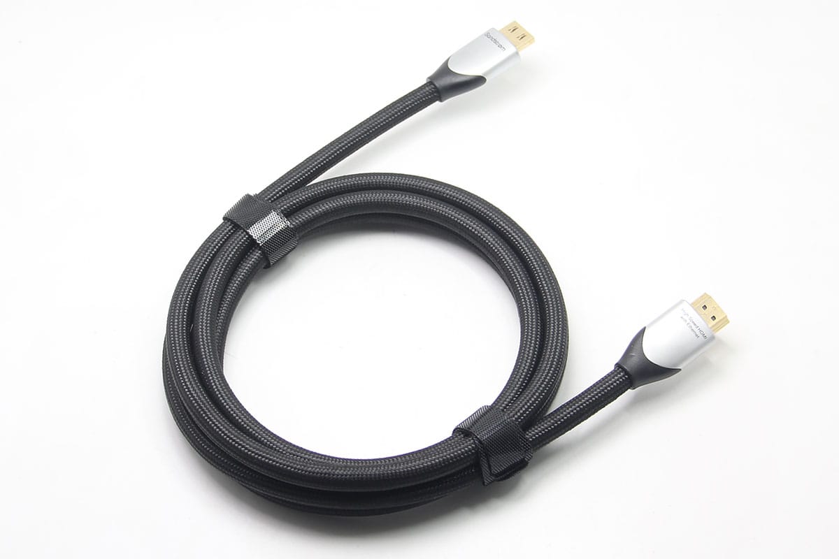 SandStrom镀金接口棉线编织HDMI线 4k 60hz 120HZ HDMI2.1支持 8k 60hz