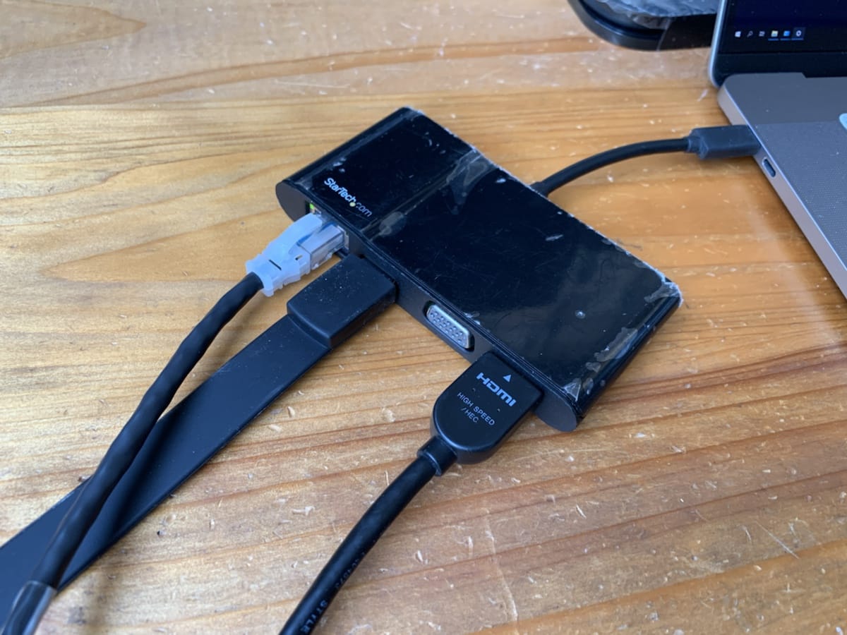 startech DKT30CHV 即插即用型 c转USB 千兆以太网 HDMI VGA 便携式扩展坞