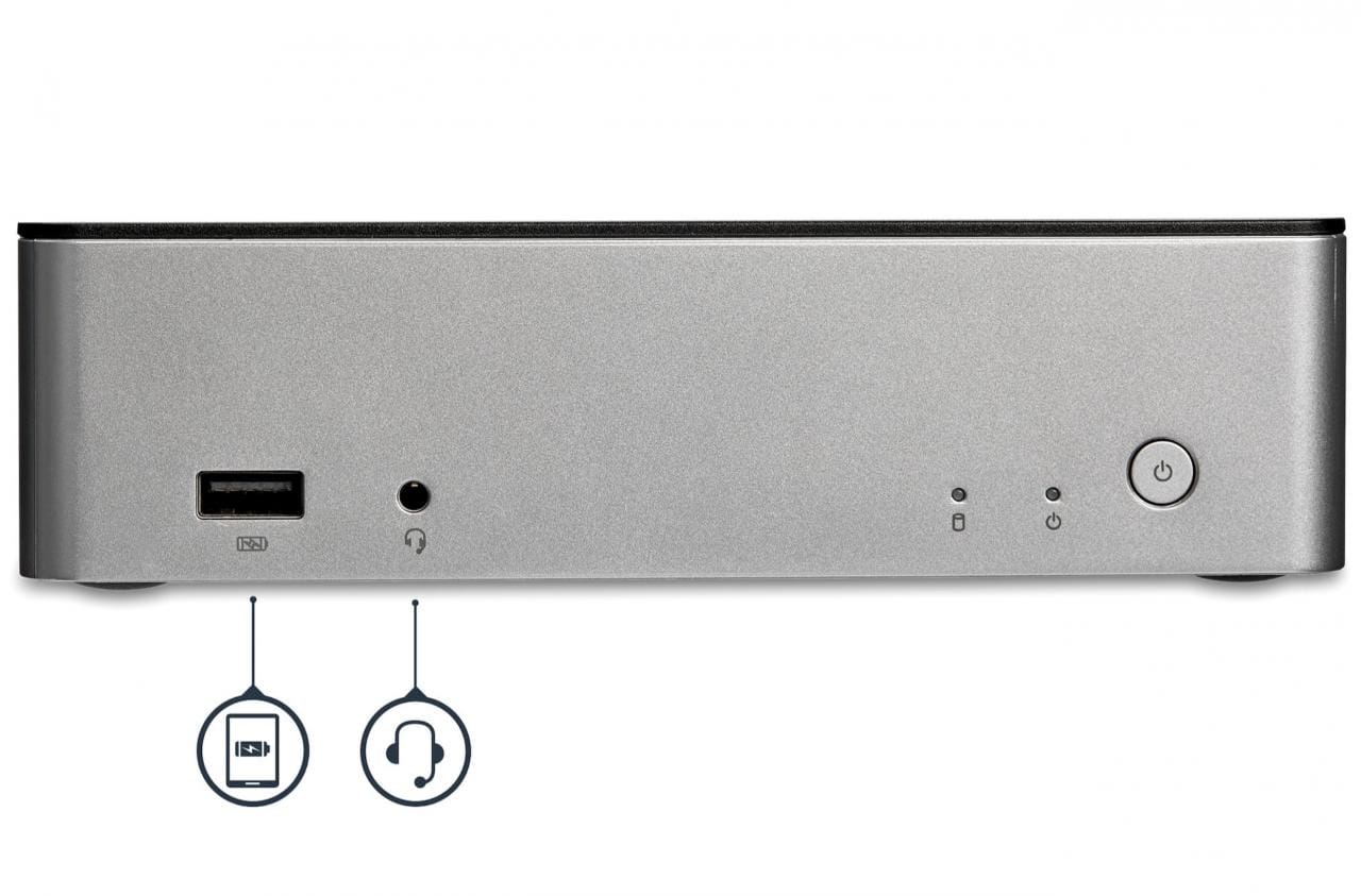 Startech MST30C2HDPPD PD60瓦充电内置SATA硬盘接口扩展坞支持win Mac千兆网卡