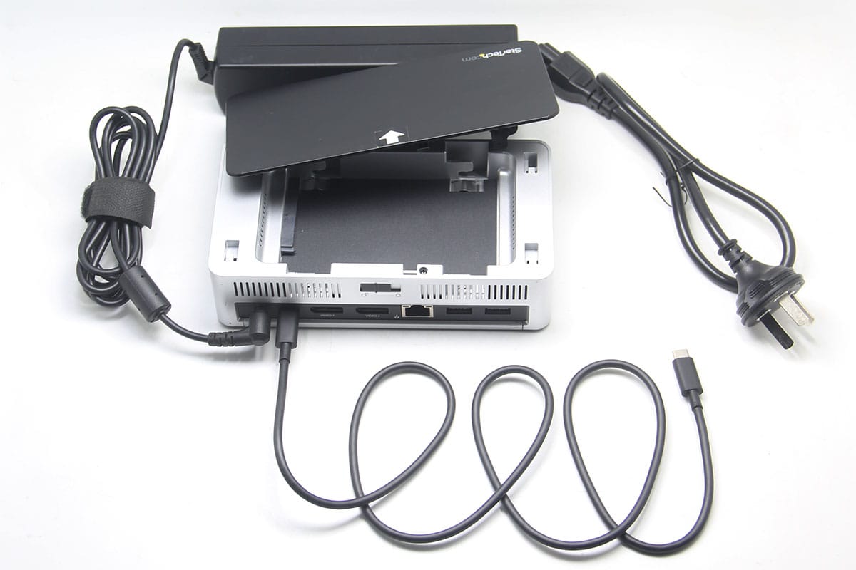 Startech MST30C2HDPPD PD60瓦充电内置SATA硬盘接口扩展坞支持win Mac千兆网卡