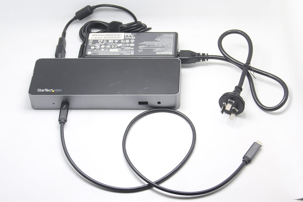 Startech TB3CDK2DP 兼容AMD USB4.0 win和Mac雷电3/4 40G扩展坞双4k 10G gen2 60W PD