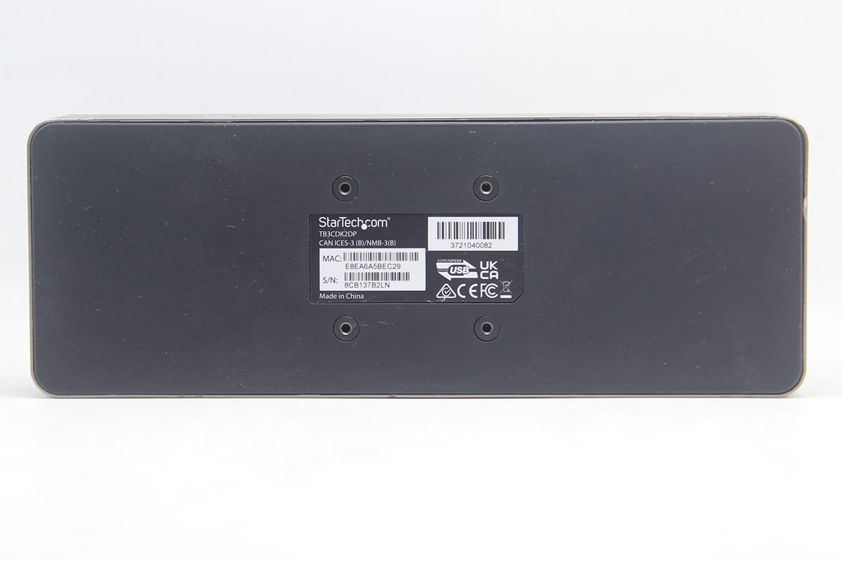 Startech TB3CDK2DP 兼容AMD USB4.0 win和Mac雷电3/4 40G扩展坞双4k 10G gen2 60W PD