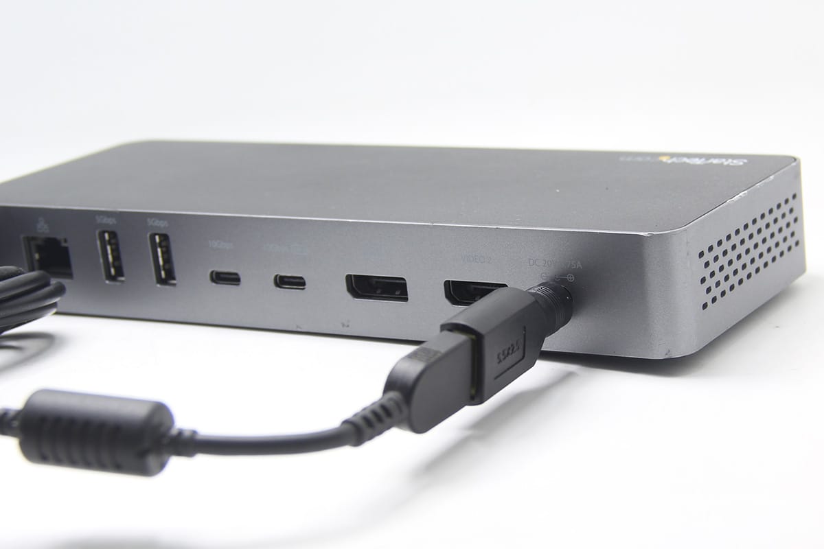 Startech TB3CDK2DP 兼容AMD USB4.0 win和Mac雷电3/4 40G扩展坞双4k 10G gen2 60W PD