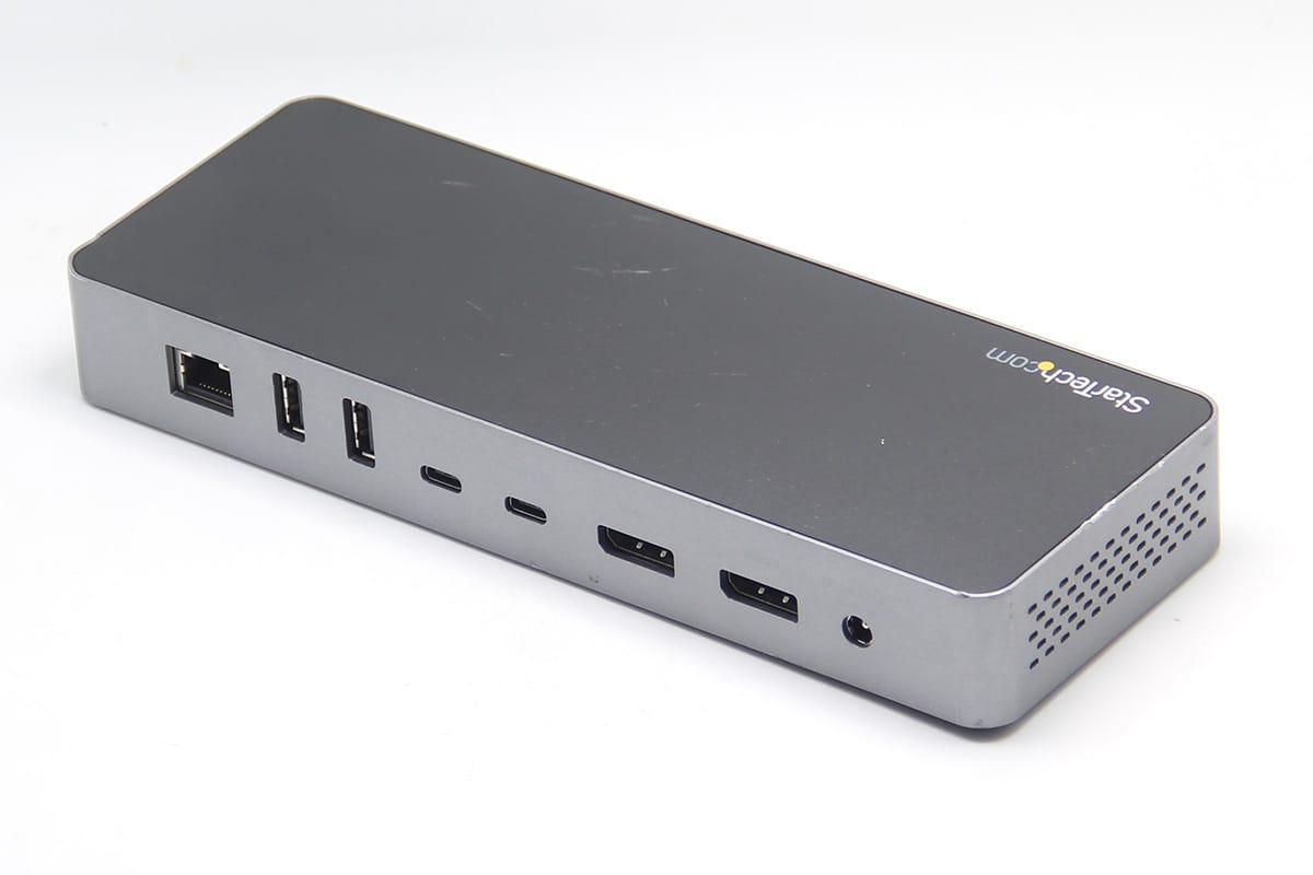 Startech TB3CDK2DP 兼容AMD USB4.0 win和Mac雷电3/4 40G扩展坞双4k 10G gen2 60W PD