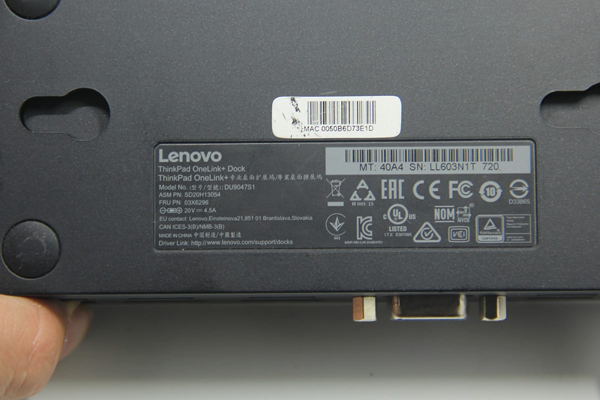 Thinkpad 2016款X1 S2 P40 onelink+ Dock 4K 扩展坞 40A40090CN Thinkpad 2016款X1 S2 P40 onelink+ Dock 4K 扩展坞 40A40090CN