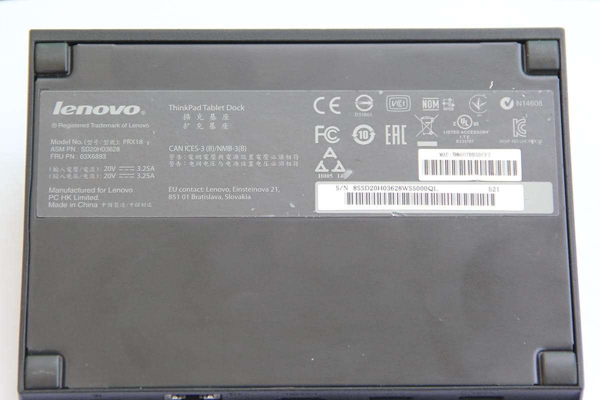 ThinkPad Tablet Dock 平板PC电脑底座扩展底坐USB3.0 HDMI PRX18 ThinkPad Tablet Dock 平板PC电脑底座扩展底坐USB3.0 HDMI PRX18