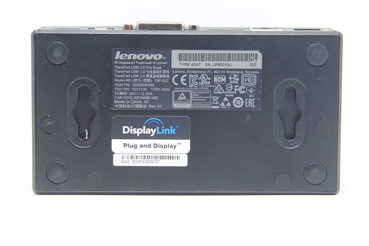 ThinkPad usb3.0 pro dock 40A70045CN 专业型 DK1522 桌面扩展坞多屏