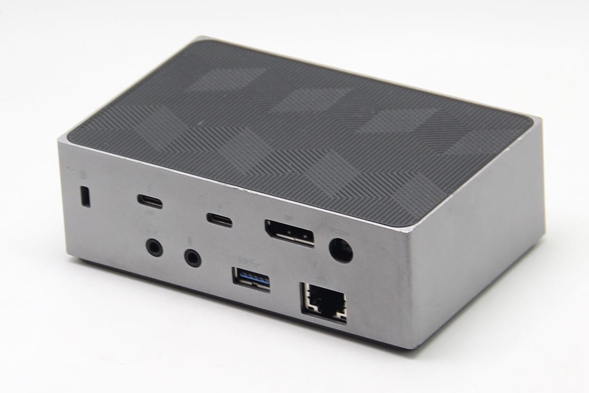 Thunderbolt™ 3 DV4K DOCK220 Docking Station with Power (Space Grey)兼容雷电3和全功能C扩展坞双4k 60hz 60瓦PD供电USBgen2 10G 网卡声卡