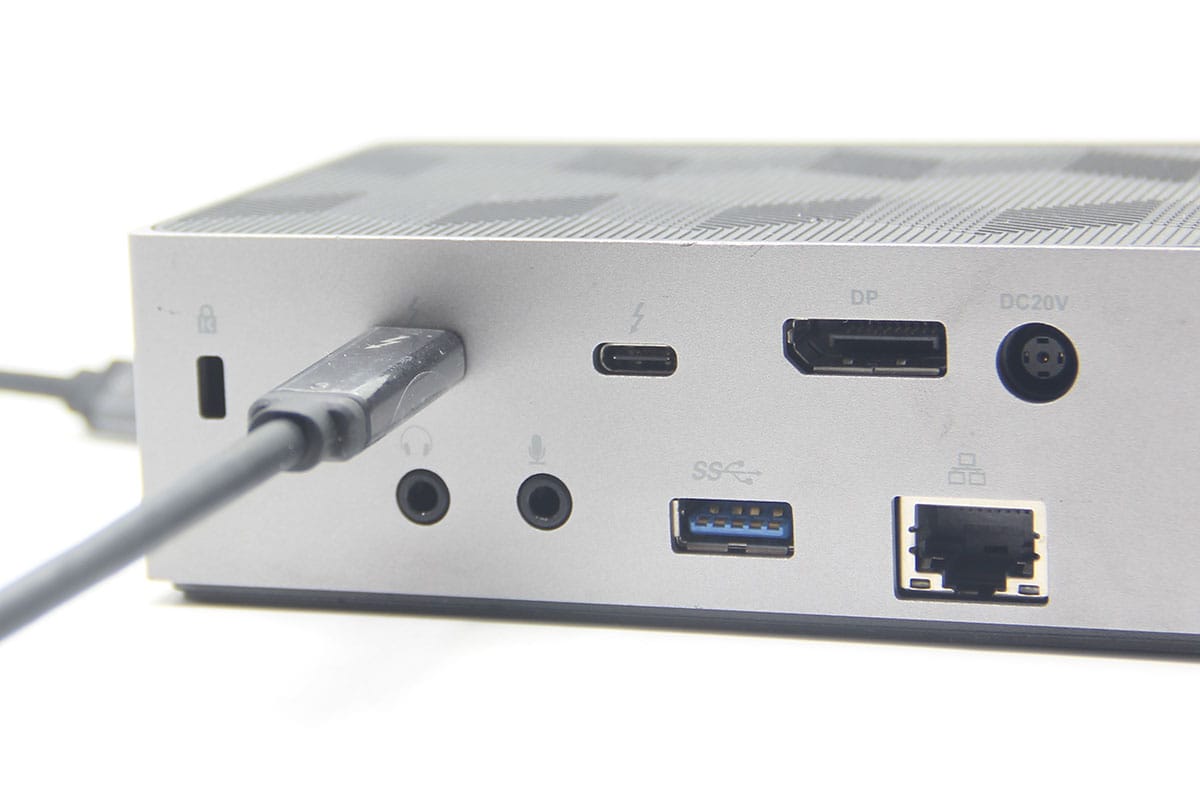 Thunderbolt™ 3 DV4K DOCK220 Docking Station with Power (Space Grey)兼容雷电3和全功能C扩展坞双4k 60hz 60瓦PD供电USBgen2 10G 网卡声卡